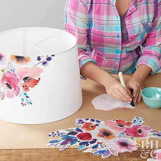 Decoración del craftroom con papel pintado 6a