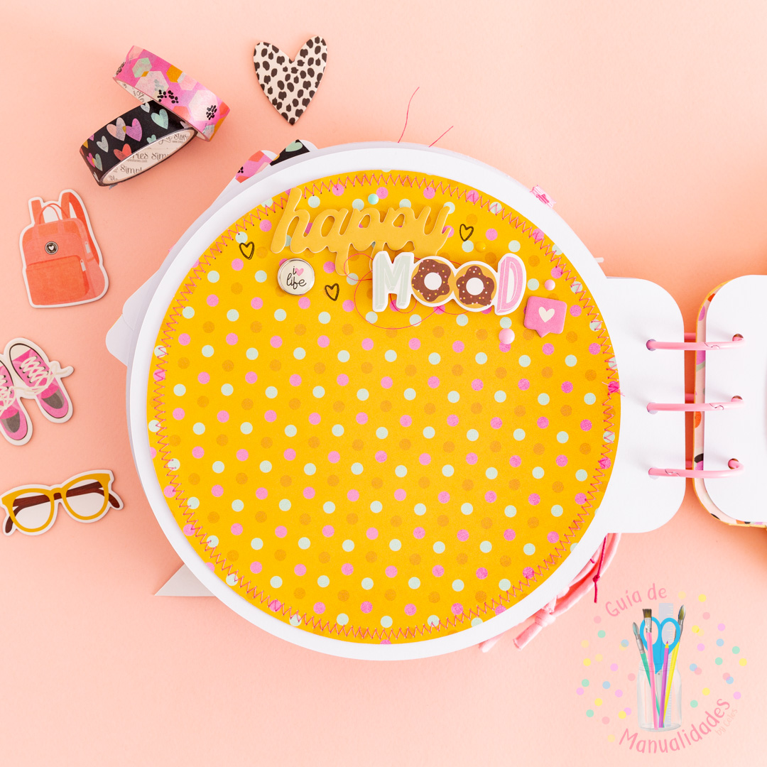 Mini álbum Donut paso a paso 15