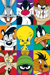 mini-cuadro-con-divertidos-personajes-de-looney-toons mini-cuadro-con-divertidos-personajes-de-looney-toons