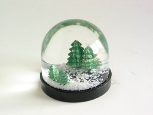 Una bola de nieve casera Una bola de nieve casera