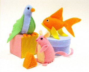 Animalitos de fieltro para tus hijos Animalitos de fieltro para tus hijos