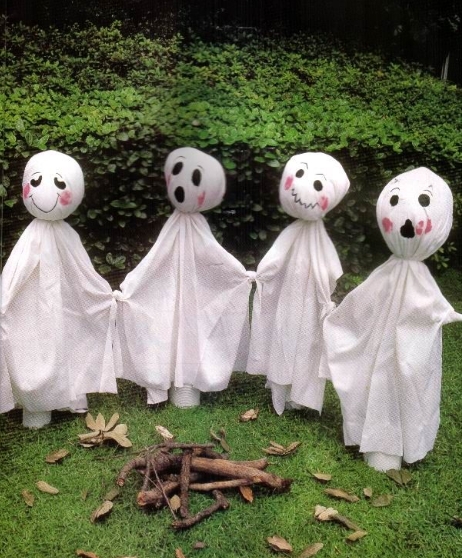 Tips para Halloween fantasmitas para decorar el jardin1 Tips para Halloween fantasmitas para decorar el jardin1