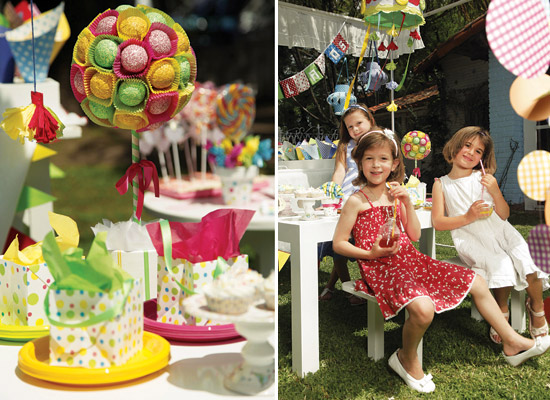 Colorida y divertida decoración para fiestas de niños6