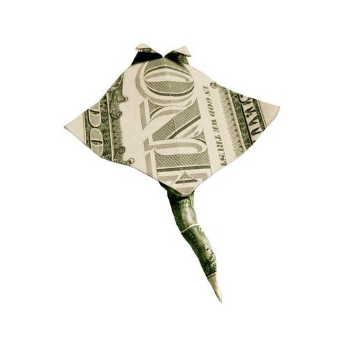 Origami formas increibles con un billete de un dólar10z