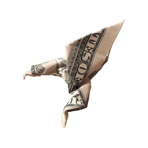 Origami formas increibles con un billete de un dólar14z