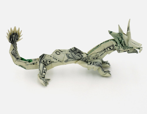 Origami formas increibles con un billete de un dólar20z