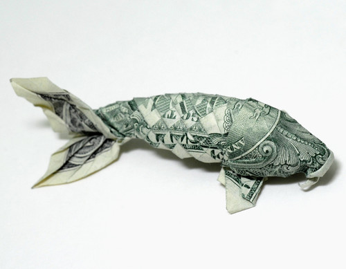 Origami formas increibles con un billete de un dólar22z