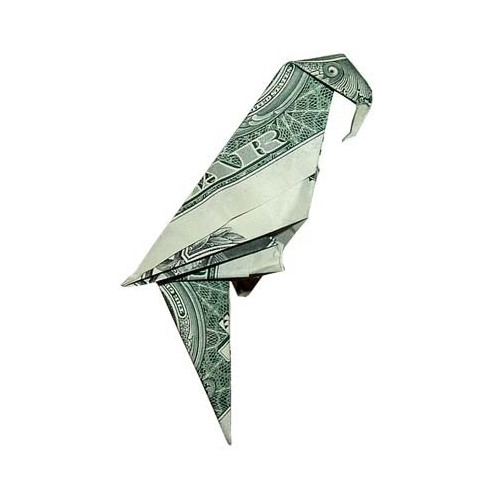 Origami formas increibles con un billete de un dólar5z