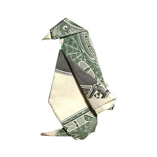 Origami formas increibles con un billete de un dólar7z