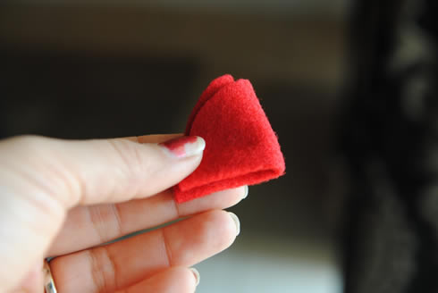 Manualidades del Dia de los Enamorados Corazón de fieltro muy romántico6 Manualidades del Dia de los Enamorados Corazón de fieltro muy romántico6