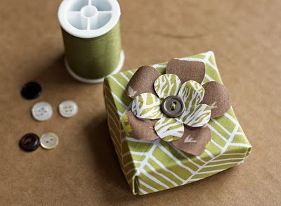 Origami caja de tela decorativa