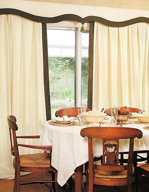 Elegante cortina para tu comedor paso a paso - Guía de MANUALIDADES Elegante cortina para tu comedor paso a paso - Guía de MANUALIDADES