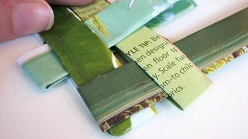 Reciclando revistas para hacer posavasos6 Reciclando revistas para hacer posavasos6