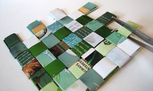 Reciclando revistas para hacer posavasos7 Reciclando revistas para hacer posavasos7