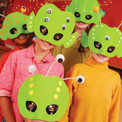 Aliens máscaras para hacer en casa Aliens máscaras para hacer en casa
