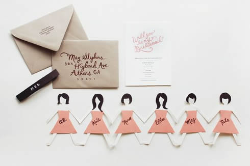 Invitaciones para madrinas de casamiento Invitaciones para madrinas de casamiento