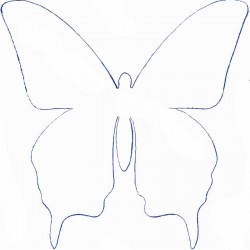 Manualidades con papel mariposas para la pared2