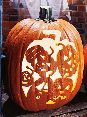 Calabazas talladas para Halloween - Idea nº 1