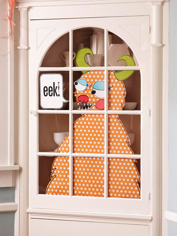Halloween - monstruo para decorar las puertas