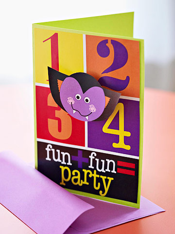 Invitación para la fiesta de Halloween