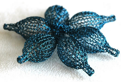 Tejido a crochet con alambre 16