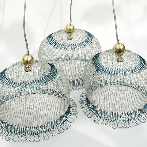 Tejido a crochet con alambre 2