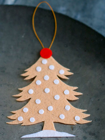 Arbol navideño nevado
