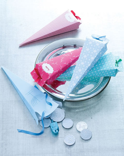 Conos de papel para dulces