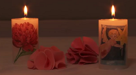 Decorar velas con decoupage Decorar velas con decoupage
