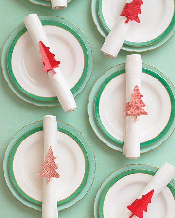 Originales servilleteros de papel para navidad