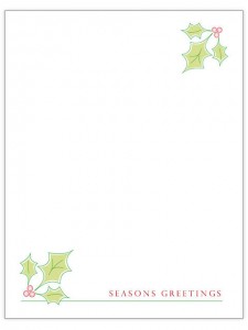 Patrones de cartas navideñas 2