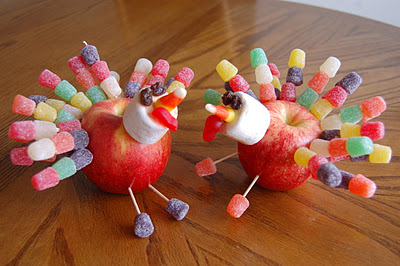 Pavos de manzana y dulces 3