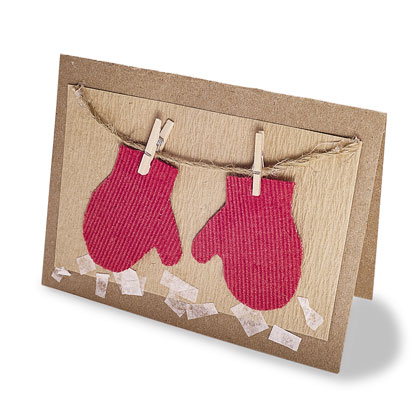 Tarjetas de cartón para regalar en Navidad o Año Nuevo