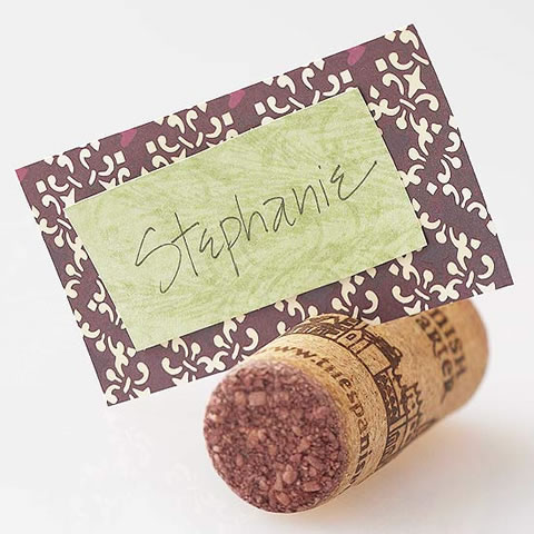 Tarjetas señalizadoras para la mesa