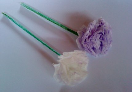 claveles-papel