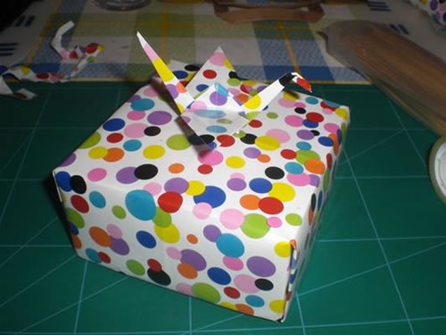 Origami envoltorio para regalos 1