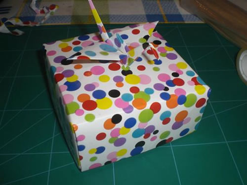 Origami envoltorio para regalos 3