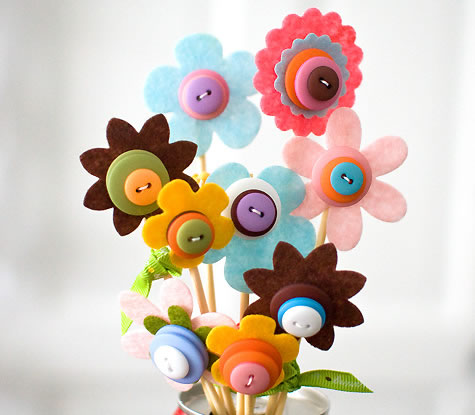 Ramo de flores para decorar el hogar