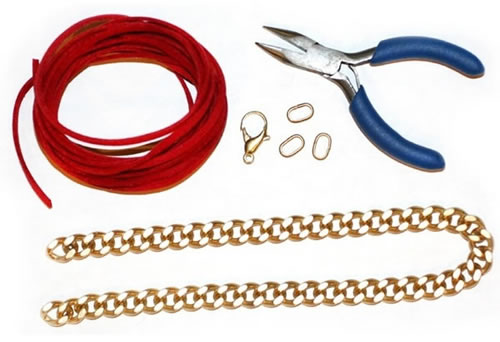 Moderno brazalete paso a paso - Materiales