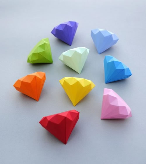 Diamante de papel 3