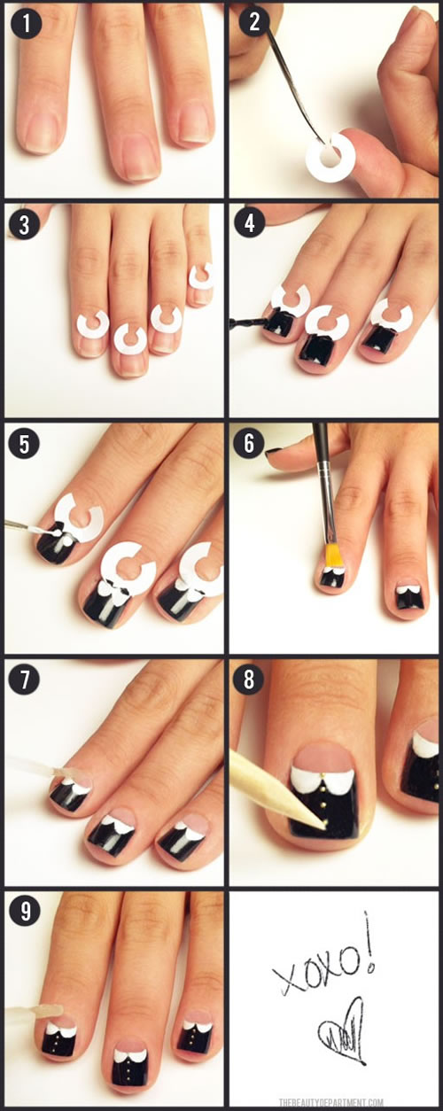 Original forma de pintar tus uñas