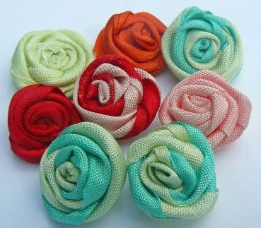 Rosas de tela
