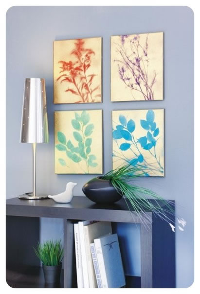 cuadros decorativos con plantas