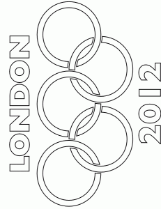 dibujos para pintar de Londres 2012 5