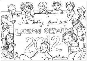 dibujos para pintar de Londres 2012 7