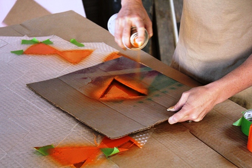 Pinta una mesa de cristal 3