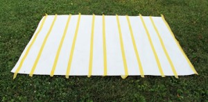 Alfombra a rayas - Guía de MANUALIDADES