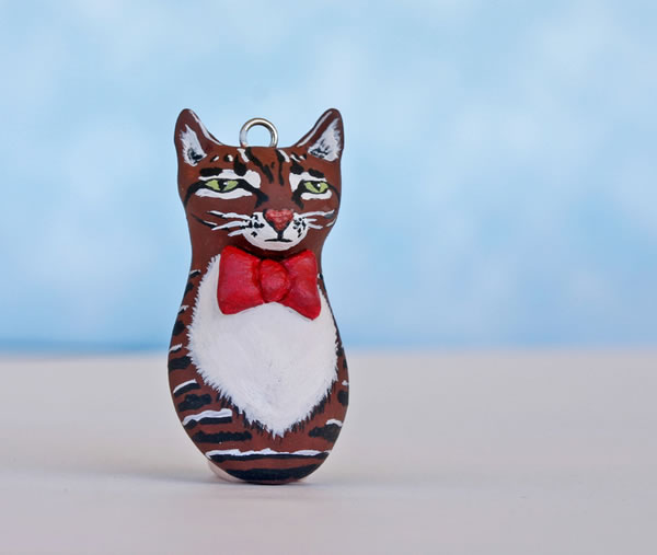 Gatitos de fimo para collar 5