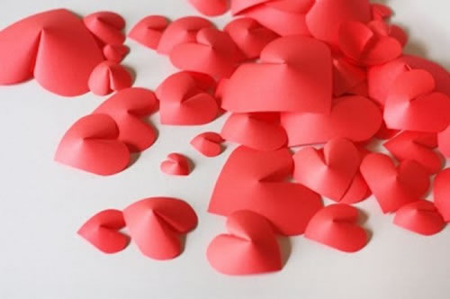 Corazones de papel 6