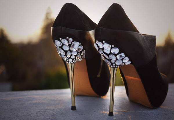 Tacones decorados